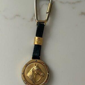 Gold and Black Keychain